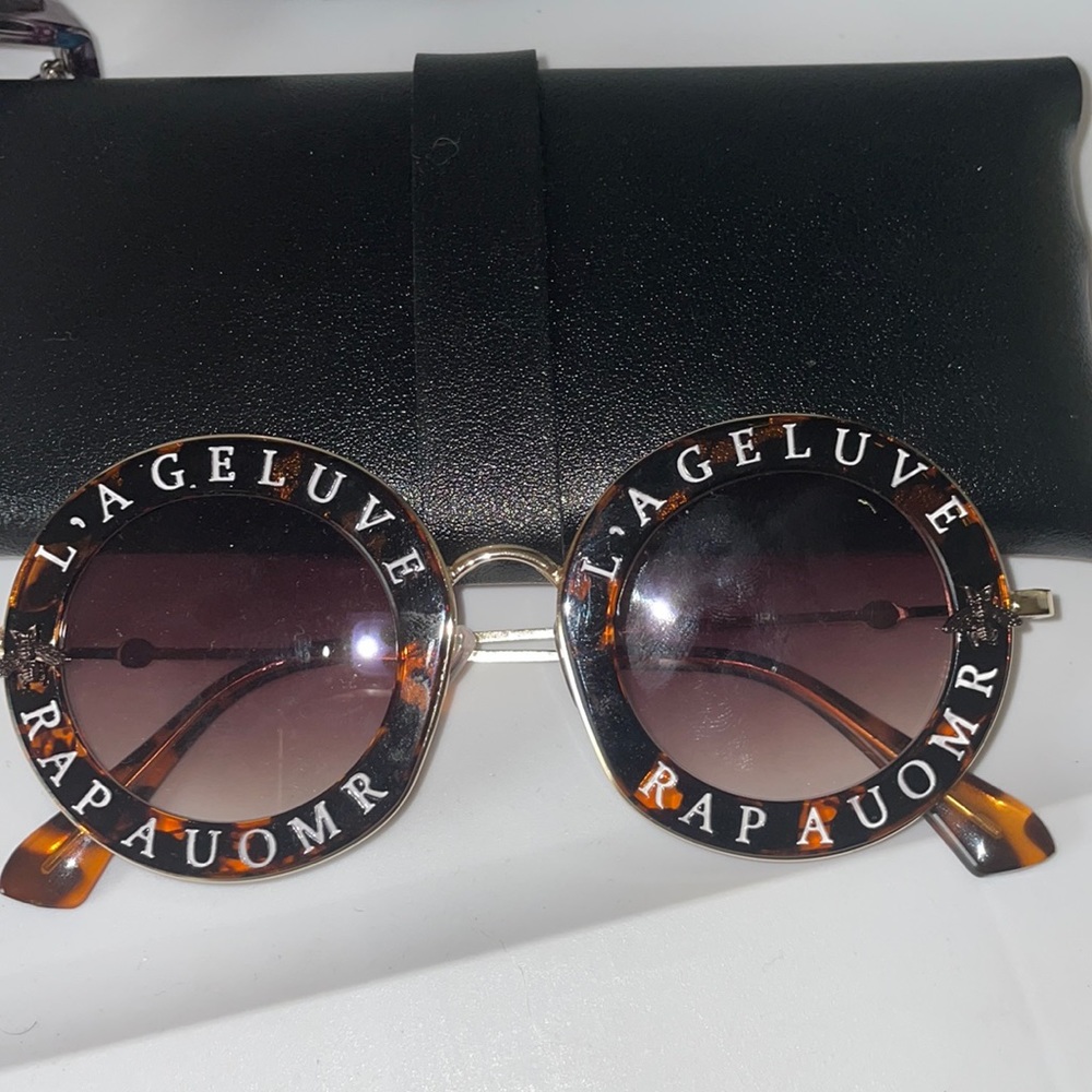Glasses with case